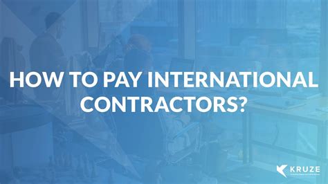 how to pay foreign contractors.